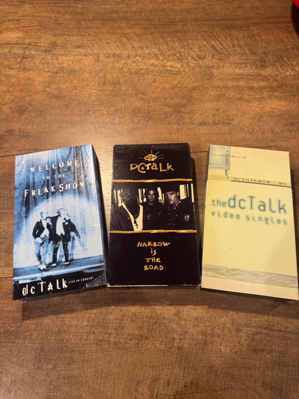 dc Talk VHS Box Set Video Collection CCM Christian